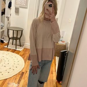 Color block pink club Monaco blouse 👚 🤍